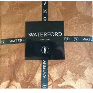 Waterford Linens Luxury Pumpkin Tablecloth Thanksgiving Autumn Fall Orange 70x84